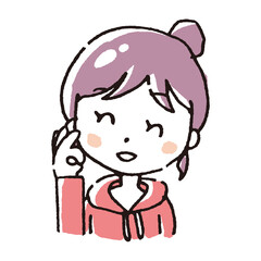 女の子
