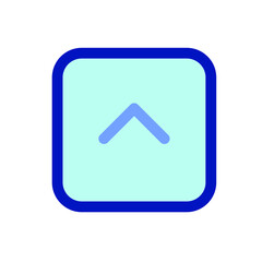 Up Button Flat Icon