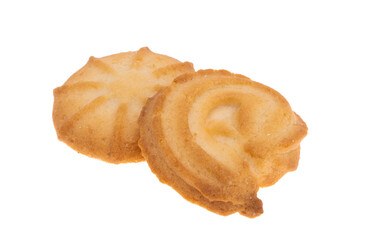 butter cookies isolated