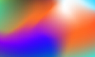 Colorful gradient background with dynamic curves