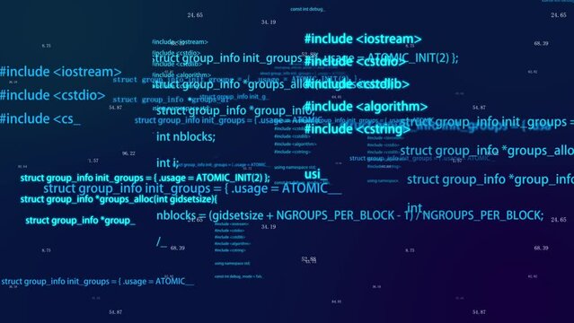 data and information security program code scroll.