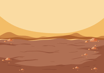 Outer space surface landscape © GraphicsRF