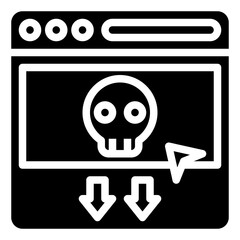 PIRACY glyph icon,linear,outline,graphic,illustration