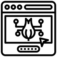 TOR line icon,linear,,graphic,illustration © แป้ง มัณธนา