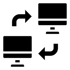 COMPUTER glyph icon,linear,outline,graphic,illustration