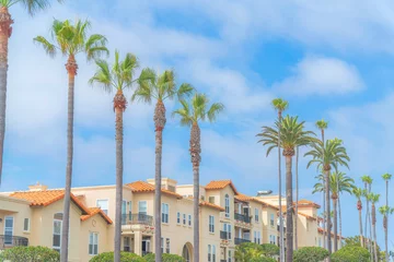 Foto op Plexiglas Mediterranean style complex apartment buildings at Carlsbad, San Diego, California © Jason