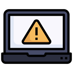 ALERT filled outline icon,linear,outline,graphic,illustration