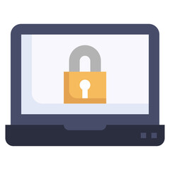 LOCK flat icon,linear,outline,graphic,illustration