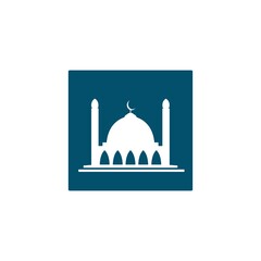 mosque icon logo image vector illustration