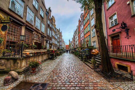 Mariacka Street (Ulica Mariacka) in Gdansk, Poland