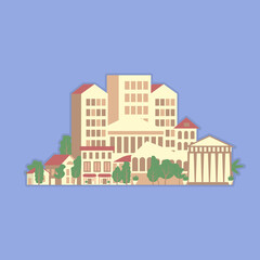 City vector illustration