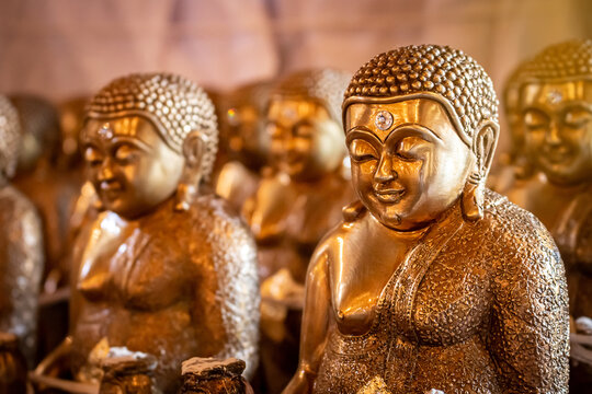 Phra Sangkachai Buddha statue in Thai temple