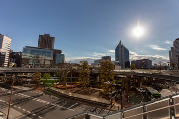 Fototapeta na wymiar 川口駅駅前