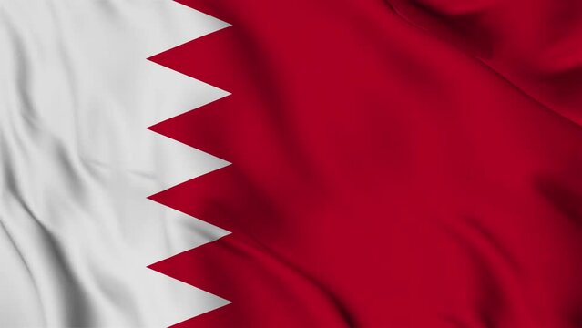 Bahrain flag waving looping footage Full 4K (3840 x 2160) Realistic Bahrain Flag Looping background. Looping Closeup Full 4K (3840 x 2160) footage. Bahrain country flags Full 4K. 15 August 1971