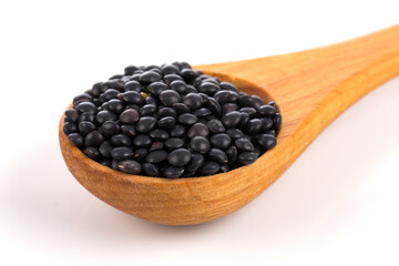 Black organic lentils