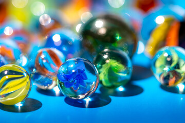 ビー玉の画像素材