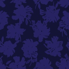 Floral Seamless Pattern Design Background
