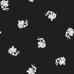 Floral Seamless Pattern Design Background