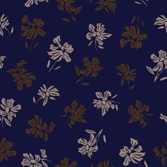 Floral Seamless Pattern Design Background