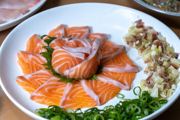 日本の刺し身　和風イメージ