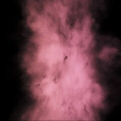 Smoke with black background