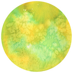 Watercolor circle texture.