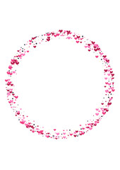 Purple Wedding Star Wallpaper. Yellow Saint Texture. Circle Happy Backdrop. Rose Confetti Border. Shadow Illustration.