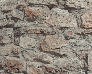Grunge close up texture. Stone wall background.
