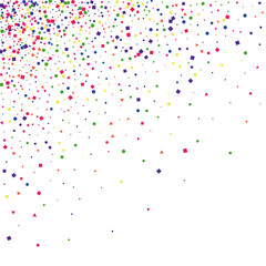 Yellow Geometric Party Background. Flying Round Isolated. Green Object Circle Illustration. Pink Paper Square.