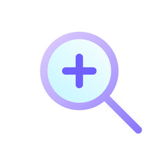 Fototapeta premium Zoom In Icon Vector