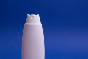 shampoo or hair conditioner bottle isolated