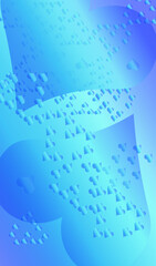 Blue background with flowers