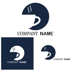 Coffee cup Logo Template vector icon design