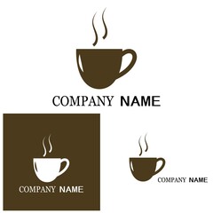 Coffee cup Logo Template vector icon design