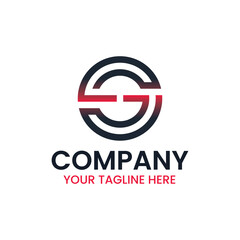 Monogram Letter S or SG Logo Template Vector, Perfect to use for any business or industry.