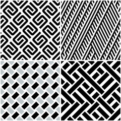 4 different vector patterns in the same package(eps). One pattern is paid and 3 are free (white dividing lines)