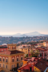 Obraz premium Naples City centre in Campania Italy.