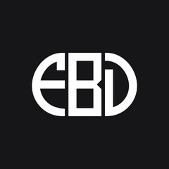 FBD letter logo design on black background. FBD creative initials letter logo concept. FBD letter design.

