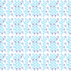 Vector seamless striped lollipop pattern