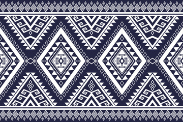 Abstract ethnic geometric pattern Design for background, carpet, wallpaper, clothing, wrapping, fabric, Vector illustration.