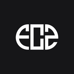 FCZ letter logo design on black background. FCZ creative initials letter logo concept. FCZ letter design.
