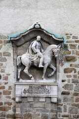 Skulptur von Albert von Sachsen in Bauitzen