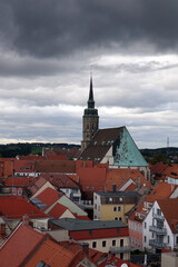 Fototapeta premium Blick vom Reichenturm auf Bautzen