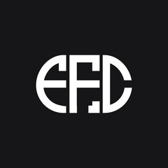 FFC letter logo design on black background. FFC creative initials letter logo concept. FFC letter design.
