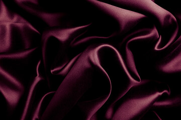 Red satin silk, elegant fabric for backgrounds