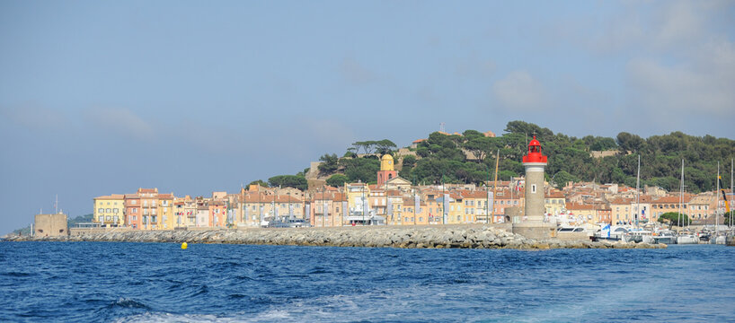 St-tropez from the sea
