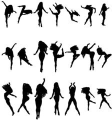 set of human face with expressions