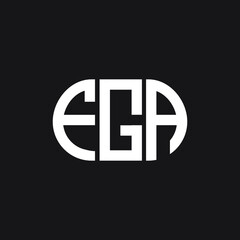 FGA letter logo design on black background. FGA creative initials letter logo concept. FGA letter design.