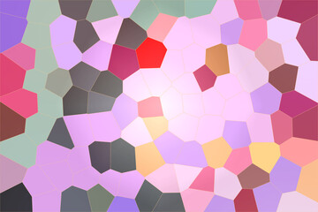 Geometric abstract wallpaper in pastel tones. Square template.