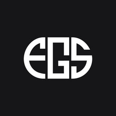 FGS letter logo design on black background. FGS creative initials letter logo concept. FGS letter design.
